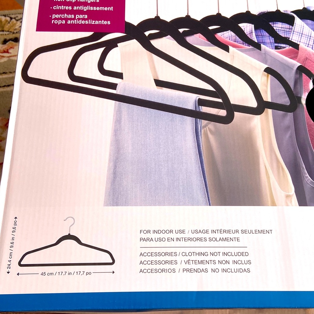 25 pcs non-slip hangers